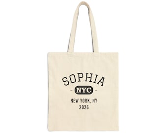Personalized NYC Tote Bag | Bar Bat Mitzvah Day-Of Crew Gift
