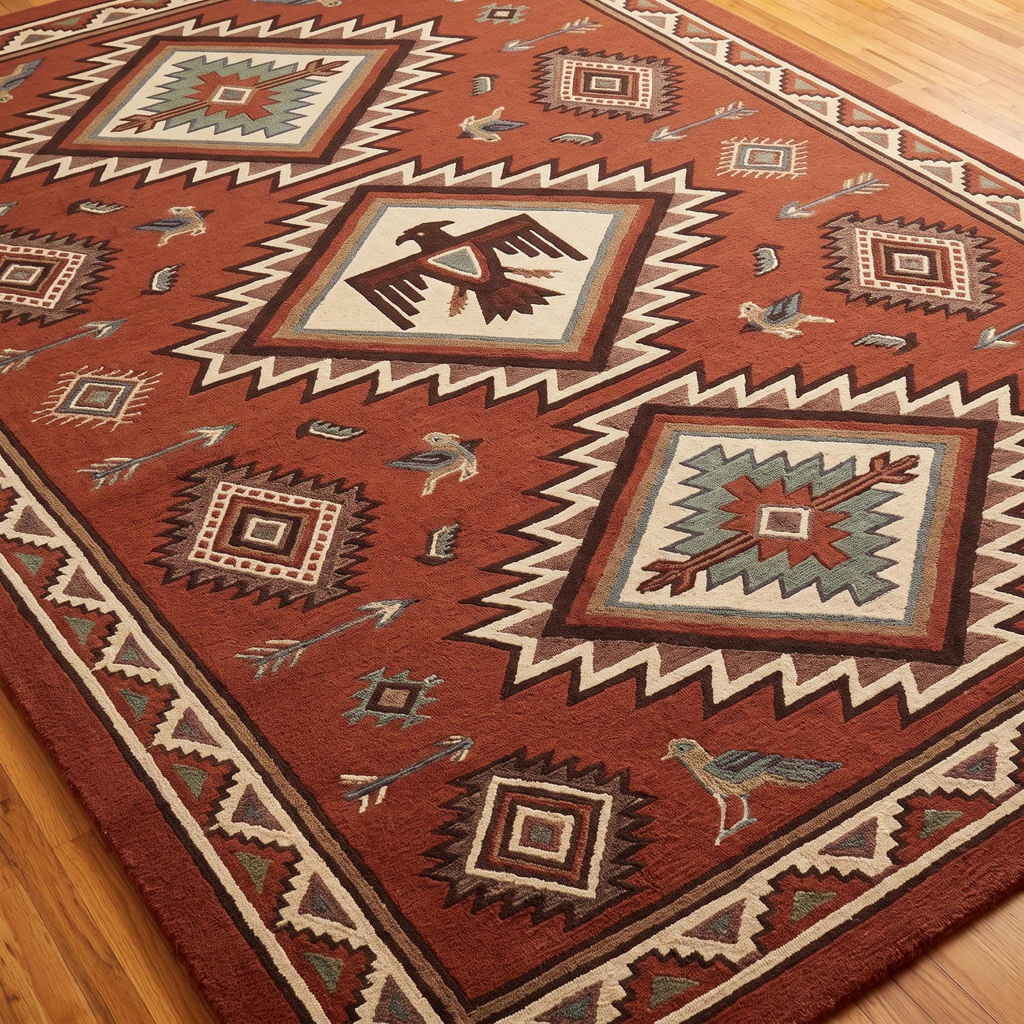 Thunderbird Rug - Etsy