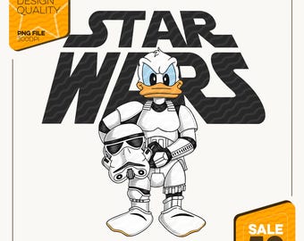 ドナルドダック スターウォーズ ストームトルーパー PNG | ディズニーファミリーお揃いデジタルダウンロード | ディズニーランド昇華プリントデザイン
