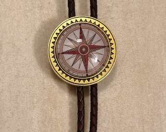 Compass Rose BOLO Tie