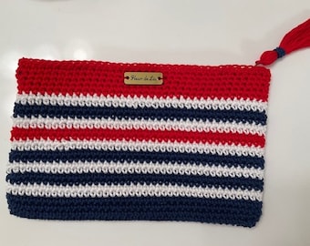 Crochet Stripes Clutch I