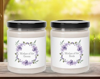 Mother of the Bride/Groom Candle, Wedding Gift Ideas, Candle for Mother of the Bride/Groom, Bridal Party Candle