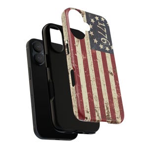 Patriotic Flag Phone Case: 1776 Americana Cover for 4th of July Independence Day, Google Pixel, iPhone Case, Samsung Case, Mothers Day Gift immagine 18