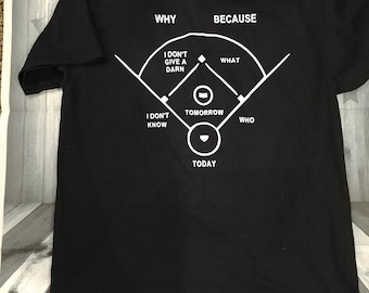 Who's on First Baseball T-Shirt, Hoodie, Gift