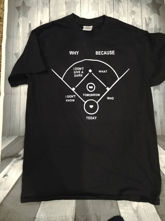 Who's on First Baseball T-shirt, Hoodie, Gift - Etsy