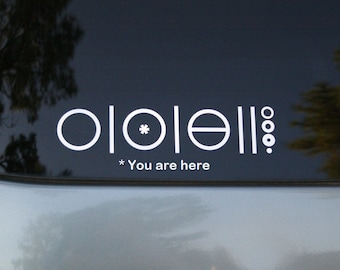 Plan of Happiness Window Decal