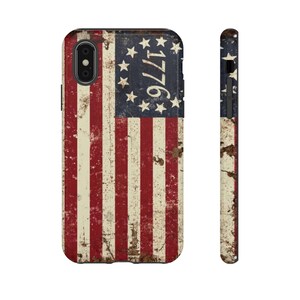 Patriotic Flag Phone Case: 1776 Americana Cover for 4th of July Independence Day, Google Pixel, iPhone Case, Samsung Case, Mothers Day Gift immagine 6