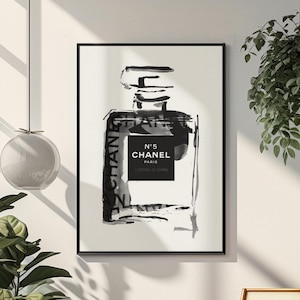 Chanel No5 Wall Art - Etsy