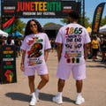 Juneteenth Couple PNG Bundle, African American Pride Shirt Design (Digital Download)