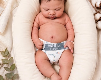 Muñeco bebé reborn de silicona completa de 53 cm (21 pulgadas) – Bebé realista hecho a mano, niño o niña, muñeco recién nacido de tacto suave y realista.