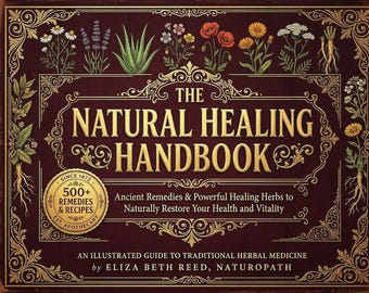 Handboken i naturlig läkning: Illustrerad guide till traditionell örtmedicin