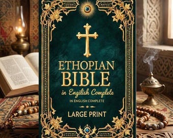 Komplett etiopisk bibel på engelska: Storstilad utgåva | Fysisk bok