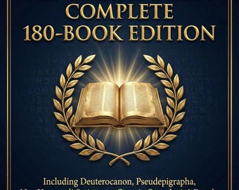 Apokryferna komplett utgåva med 180 böcker | Bibliska texter och forntida skrifter | Fysisk bok