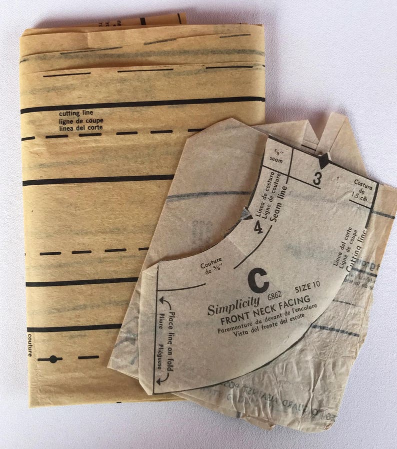 Vintage Sewing Paper Ephemera Sewing Patterns and Vintage Etsy