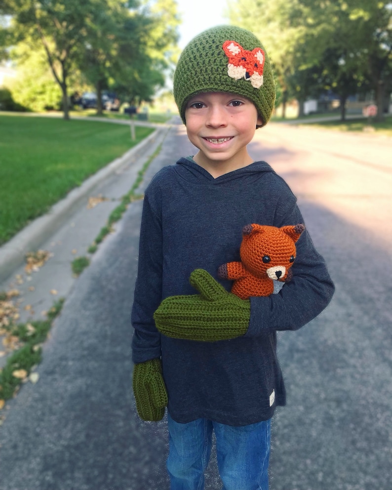 Fox Hat Ready to Ship Crochet Animal Hat Children/'s Hat