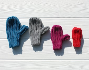 Children's Mittens, Toddler Mittens, You pick color, Made to Order
