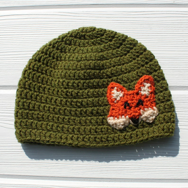 Fox Hat Ready to Ship Crochet Animal Hat Children/'s Hat