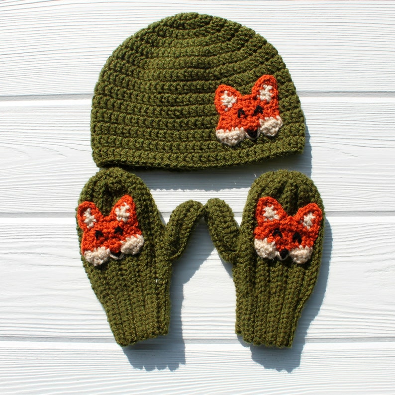 Fox Hat Ready to Ship Crochet Animal Hat Children/'s Hat