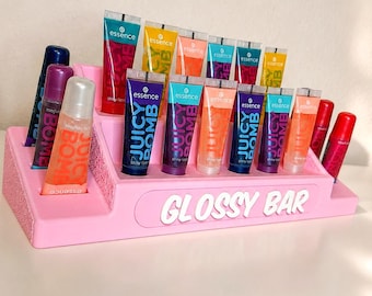 Gepersonaliseerde lipglosshouder met naam, lipgloss organizer voor op de kaptafel, 3D-geprinte decoratie, cadeau voor meisjes en beste vriendin
