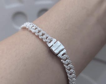 Pandora Tijdloze Pavé-ketting zilveren armband ALE S925