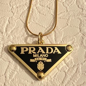 Gold Prada Necklace - Etsy