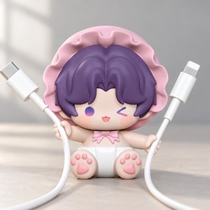 Love and Deepspace PVC Cable Holder Figure | Five Character Styles