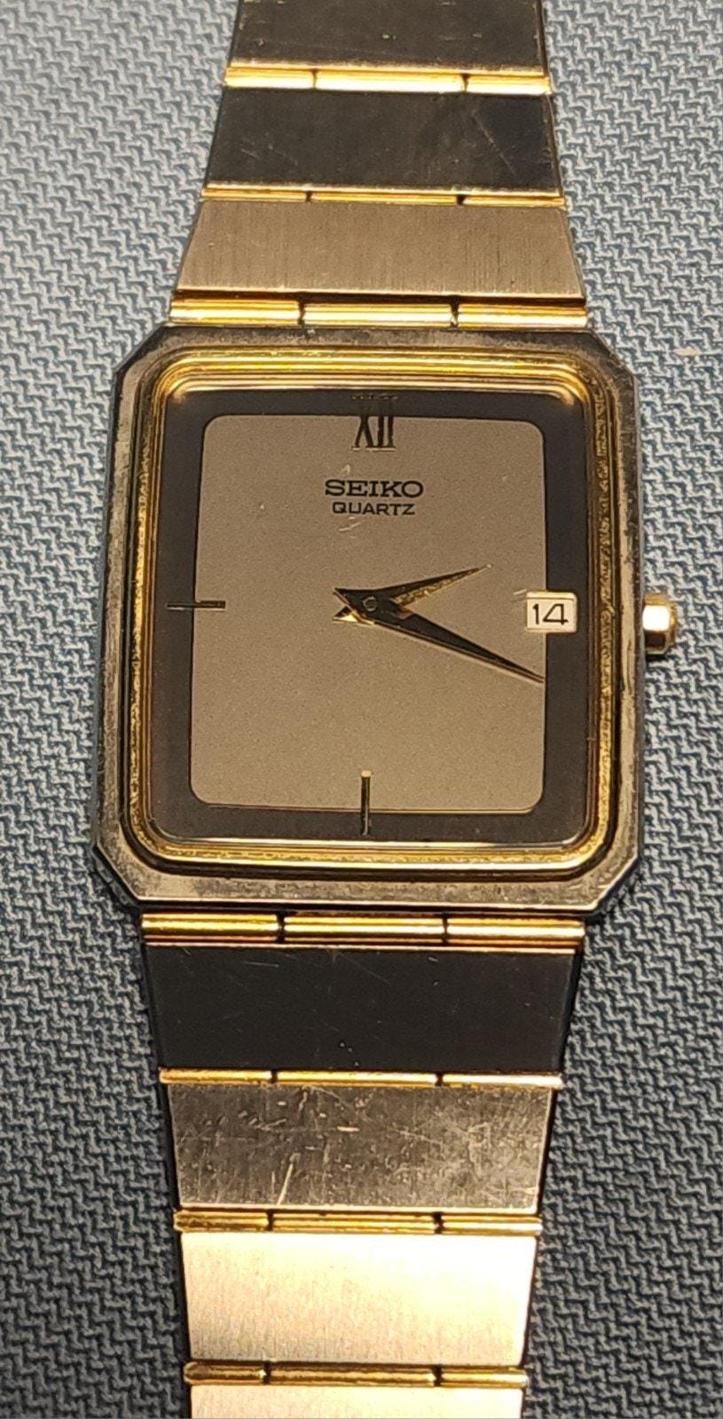 Seiko Octagon Quartz Mens Watch - Etsy