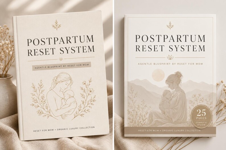 Postpartum Reset Planner for Moms | Printable New Mom Recovery Toolkit ...