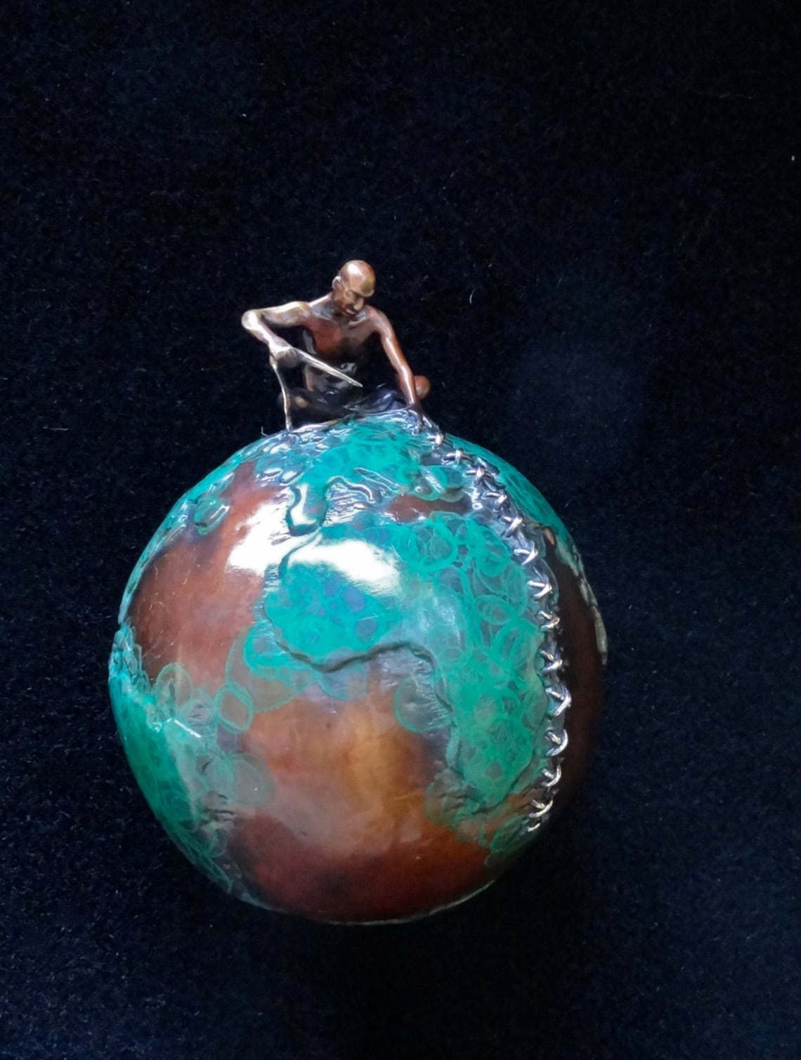Thread of Humanity Wall Hanging Bronze Sculpture Edition 50 Etsy