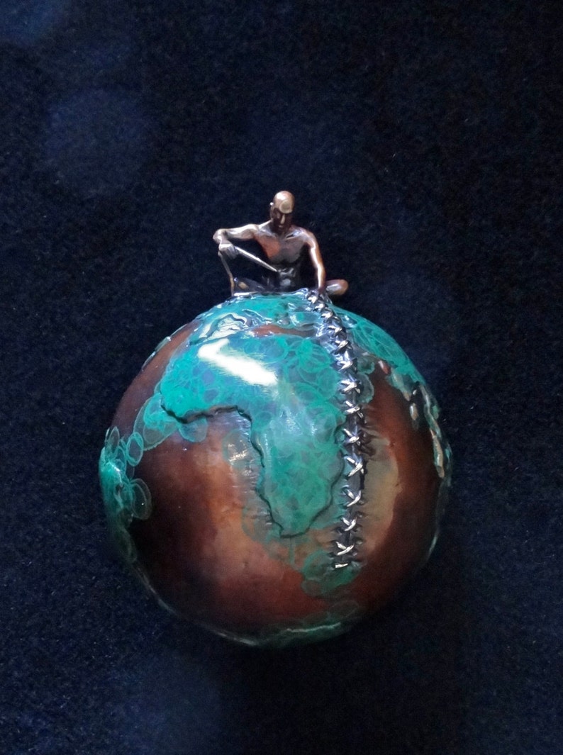 Thread of Humanity Wall Hanging Bronze Sculpture Edition 50 Etsy