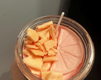 100% Sojawachs Kerze: Pink Lemonade Citrus Size Raumduft