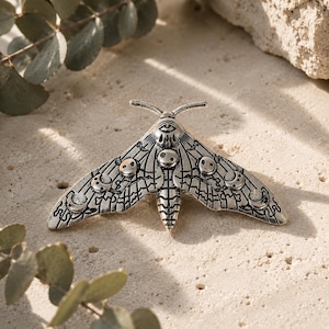Luna Moth Hair Stick - Etsy display picture 1