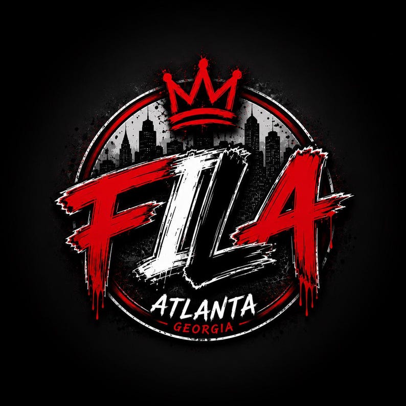 FILA Atlanta logo hoodie | Streetwear graphic urban style image 6