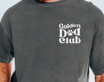 Golden dad shirt, gift for golden dad, golden retriever dad, golden retriever dad shirt, golden retriever dad gifts, golden retriever dad