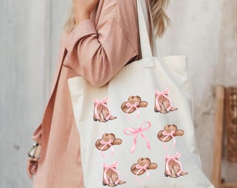cowgirl tote bag, cowgirl bag, cowgirl boots, pink boots, pink cowgirl, pink, cowgirl boots, cowgirl bag. cowgirl pink, pink boots bag, bag