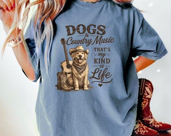 dogs and country music, dogs cowgirls, dogs cowgirl, dog cowboy, dog and cowboys, country dog shirt, western dog shirts, country music dog