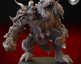 THE KROX'GORR - Lizard Man Big Guy/Star Player by Fran Cantos Designs