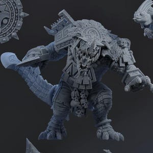 Kroxigor by BruteFun Miniatures