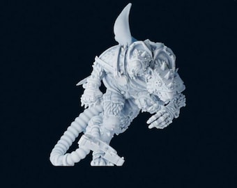 Rat Man Runner - Star Player - Two Heads by BruteFun Miniatures