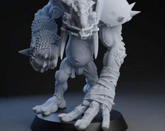 Fantasy Football professional Troll Bruiser by BruteFun Miniatures