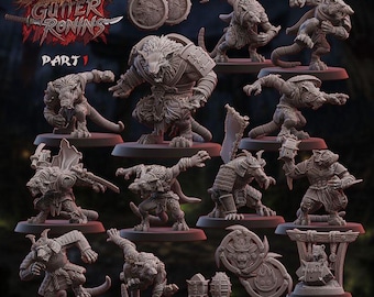 Gutter Ronins (Ratmen) Part1 by UGNI