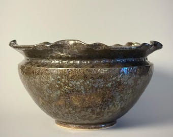 コザ焼 沖縄やちむん 赤花文茶葉壺 胡差焼赤絵花文茶壺 - Etsy 日本