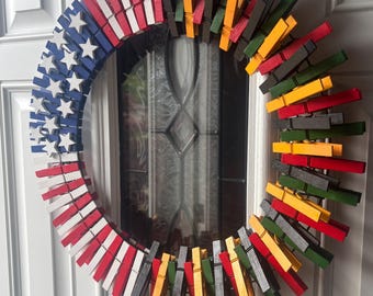 Juneteenth Wreath: Celebrate Freedom, Heritage, Pride – Handcrafted Decorative Door Hanger
