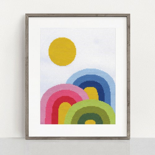 BRIGHTSIDE Cross Stitch Kit Etsy