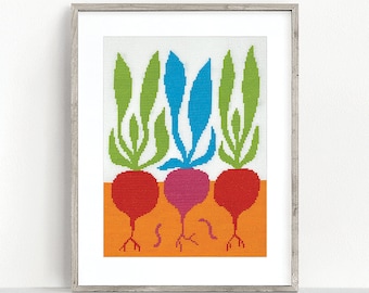 BEETS cross stitch kit