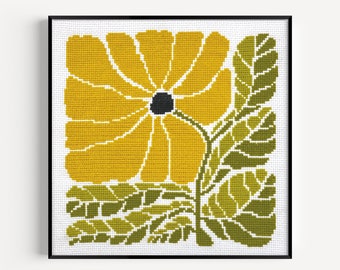 SUNNY BLOSSOM learn to cross stitch kit