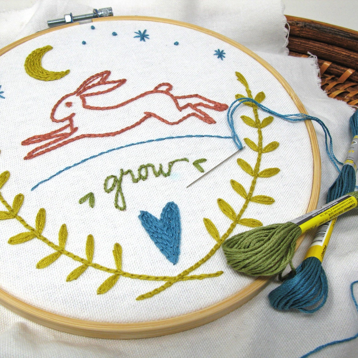 New grow embroidery kit  etsy New grow embroidery kit  etsy