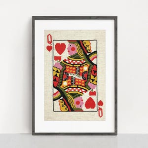 QUEEN OF HEARTS counted cross stitch kit