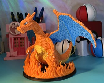 The Cozy Charizard: Woven-Texture Edition