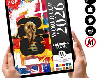 Colores Misteriosos del Fútbol Mundial 2026 / Colorea por Números Aventura de Fútbol PDF